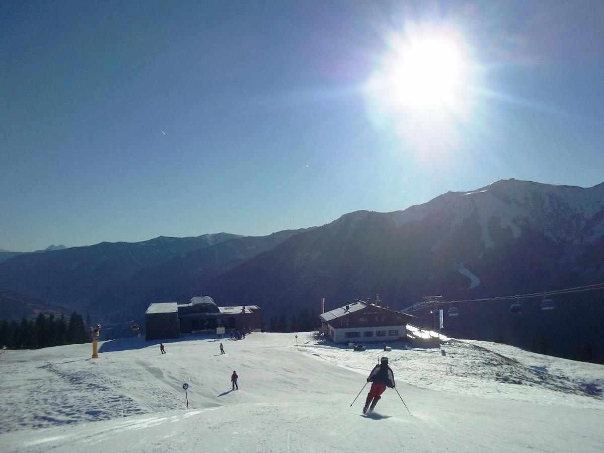 Ferienwohnung Saalbach Фібербрунн Екстер'єр фото